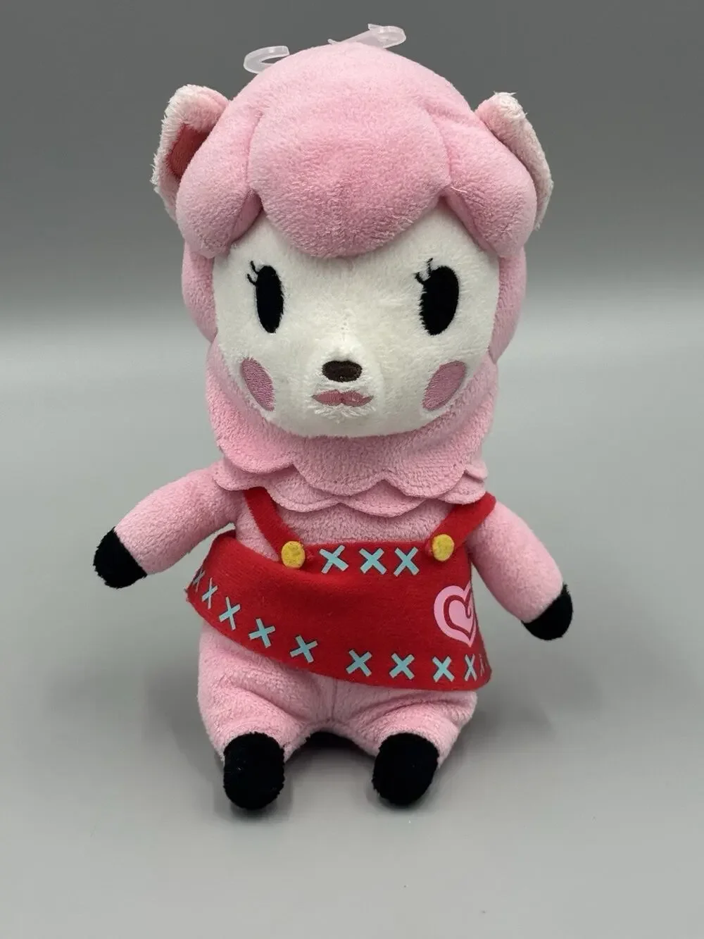 Animal Crossing Reese Alpaca Sanei 2012 Plush 7 Inch Stuffed Pink Doll